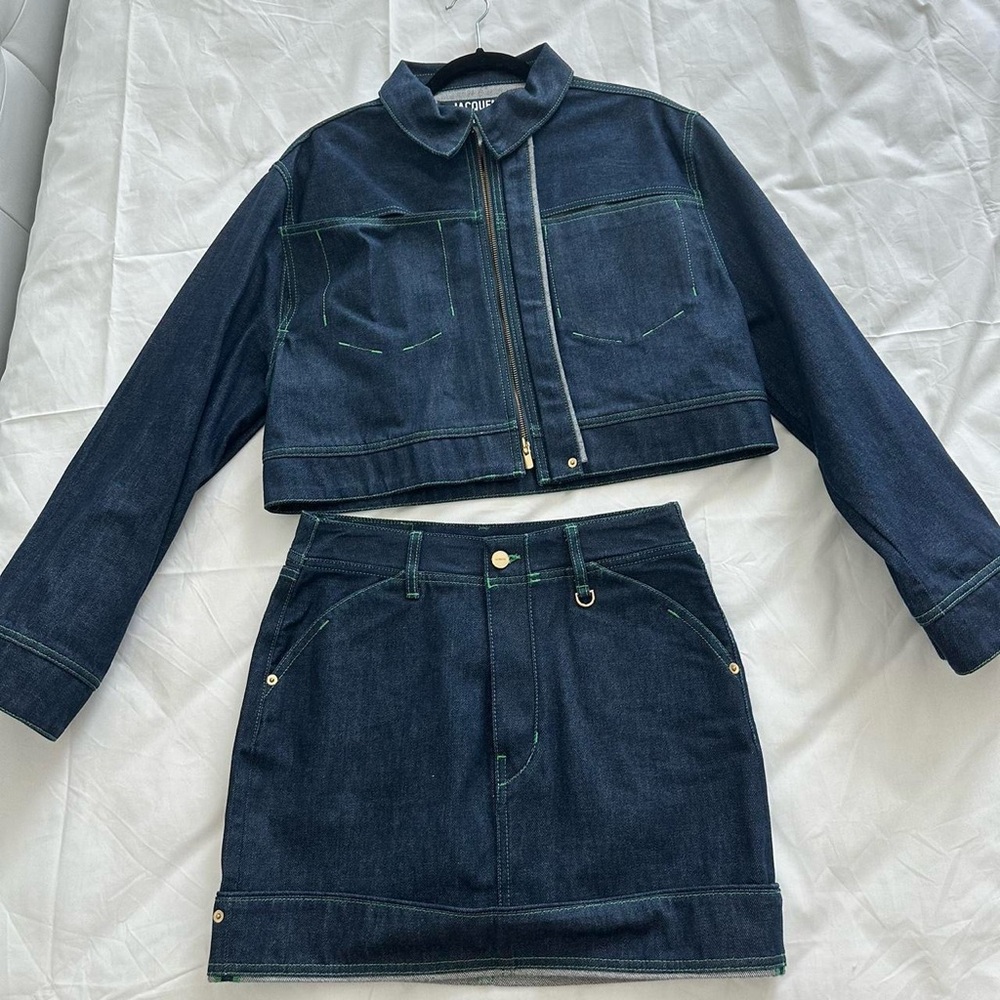 Jacquemus Navy Denim Set - Picture 2 of 5